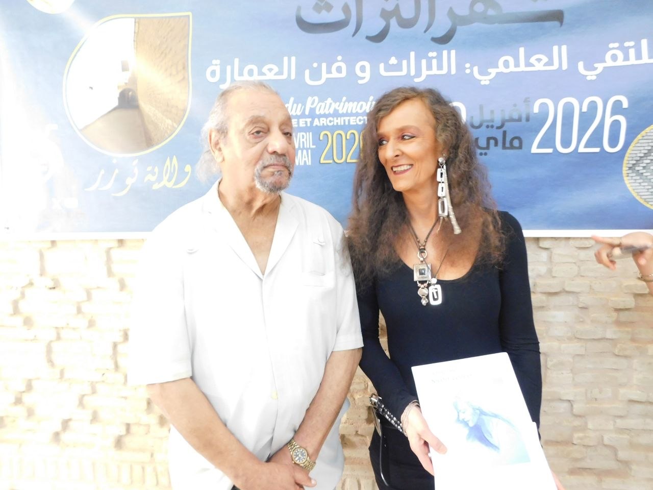 Nicole Coppey avec Lamine Ch�rif 