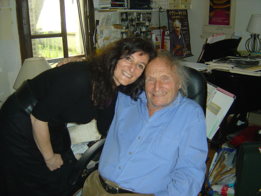 Nicole Coppey avec Ivry Gitlis